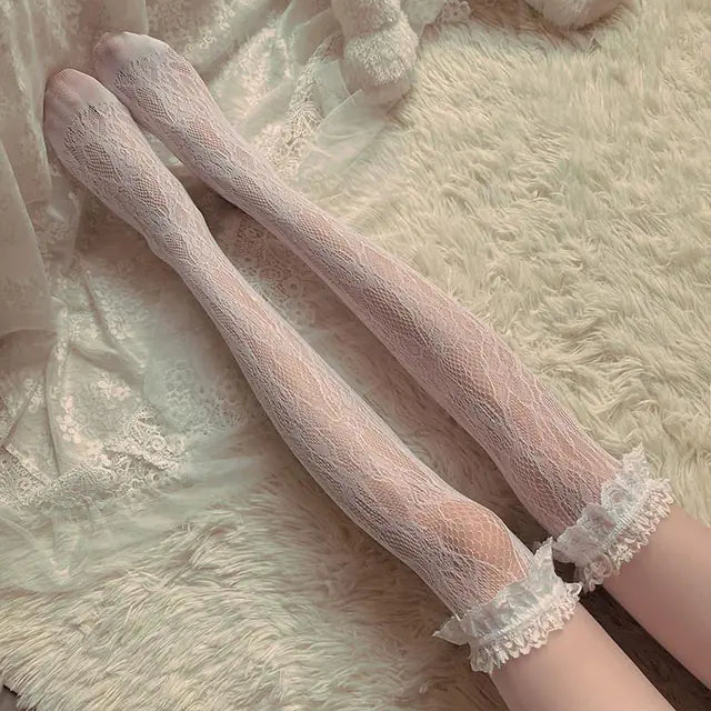 Knee High Lace Thigh High Socks