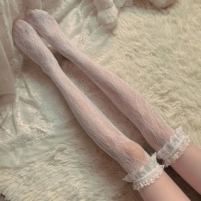 Knee High Lace Thigh High Socks