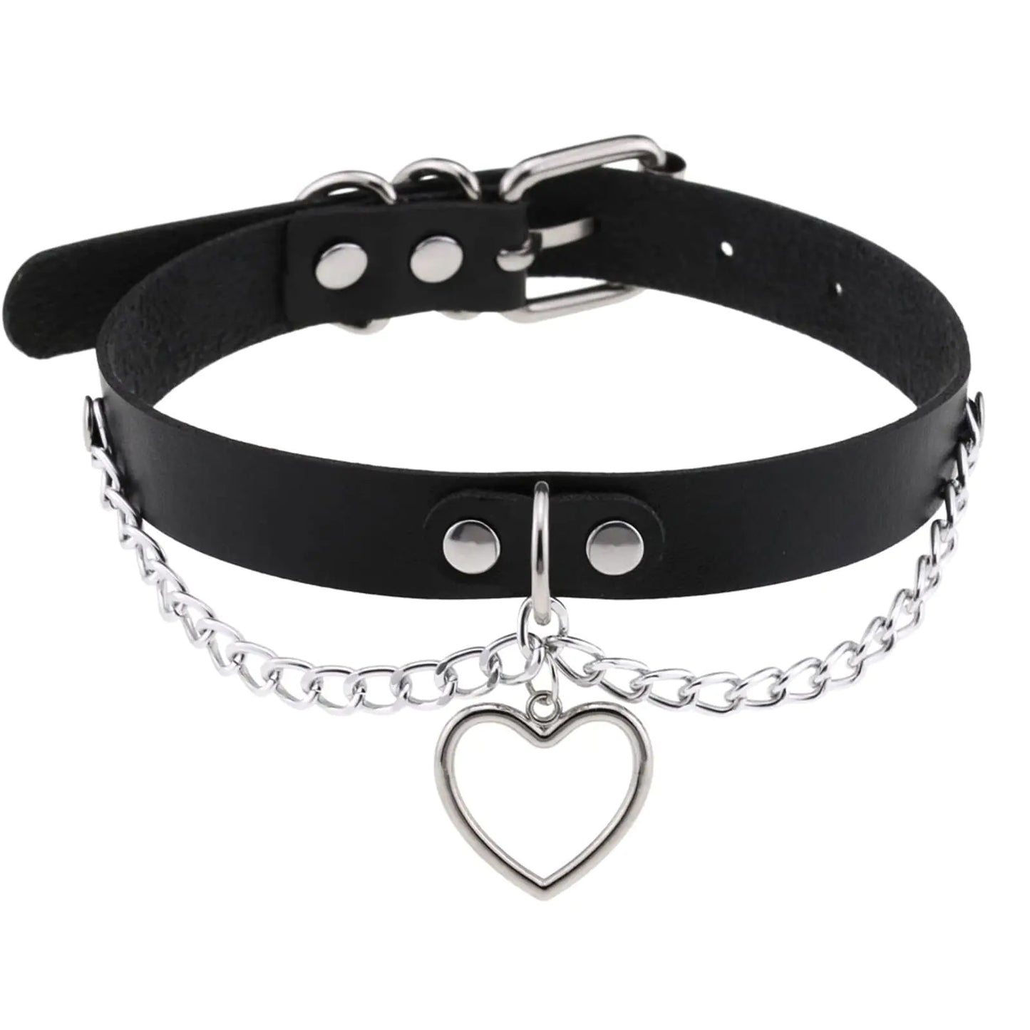 Gothic Heart Choker