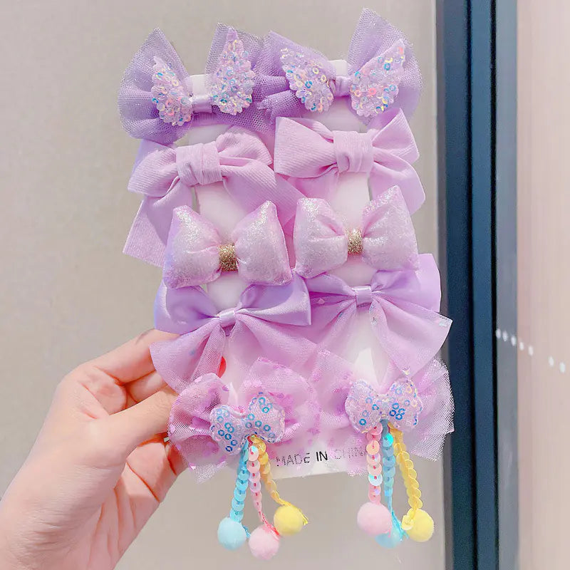 Pastel Bowknot Clips