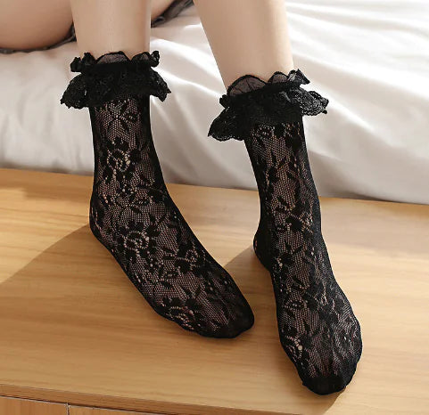 Lace Tube Socks