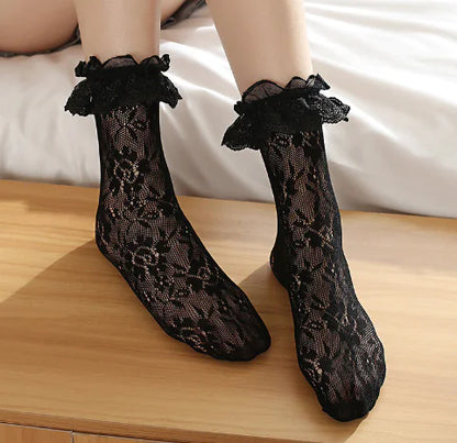 Lace Tube Socks