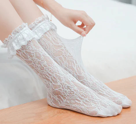 Lace Tube Socks