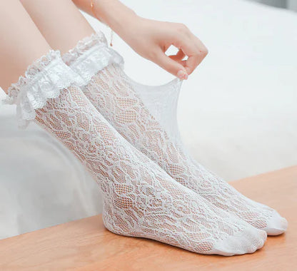 Lace Tube Socks