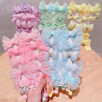 Pastel Bowknot Clips