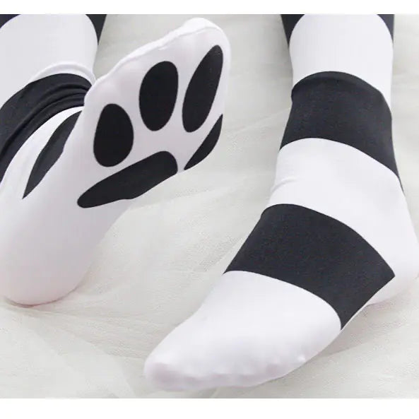 Long Striped Knee Socks for Femboys