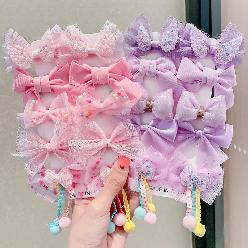 Pastel Bowknot Clips