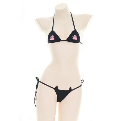 Cat paw 3-Tie Bikini