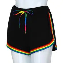 Rainbow Dolphin Lace Shorts