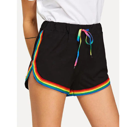 Rainbow Dolphin Lace Shorts