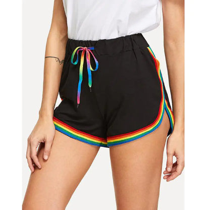 Rainbow Dolphin Lace Shorts