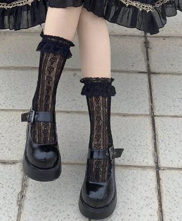 Lace Tube Socks