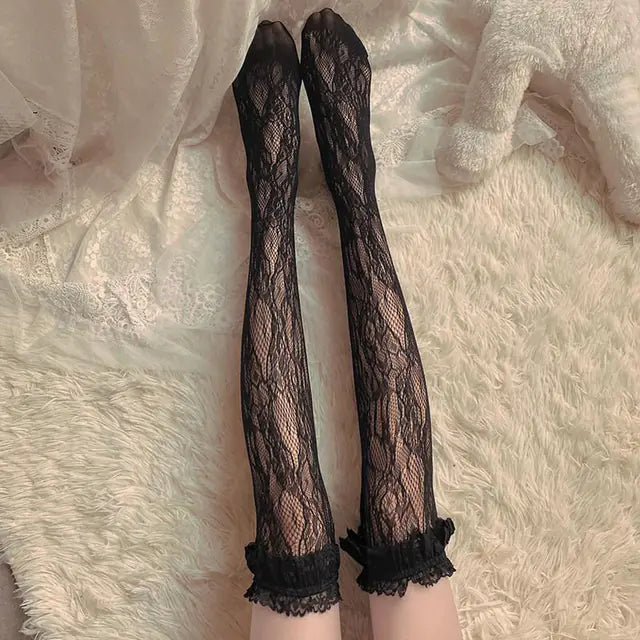 Knee High Lace Thigh High Socks