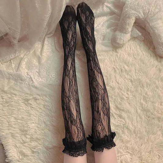 Knee High Lace Thigh High Socks