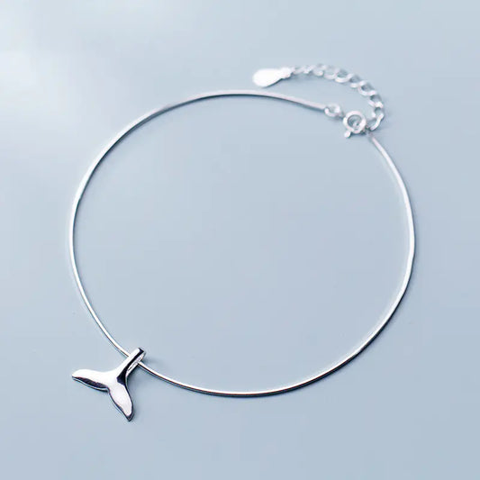 Whale Tail Foot Bracelet