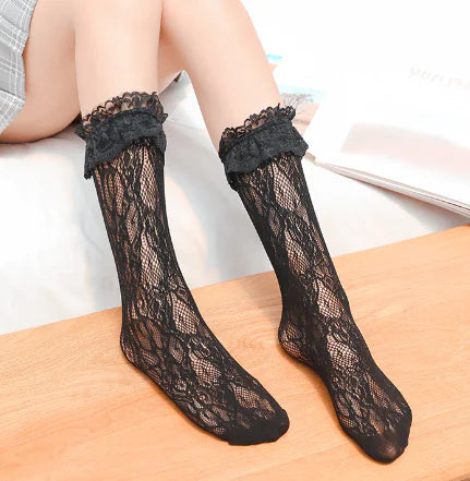 Lace Tube Socks